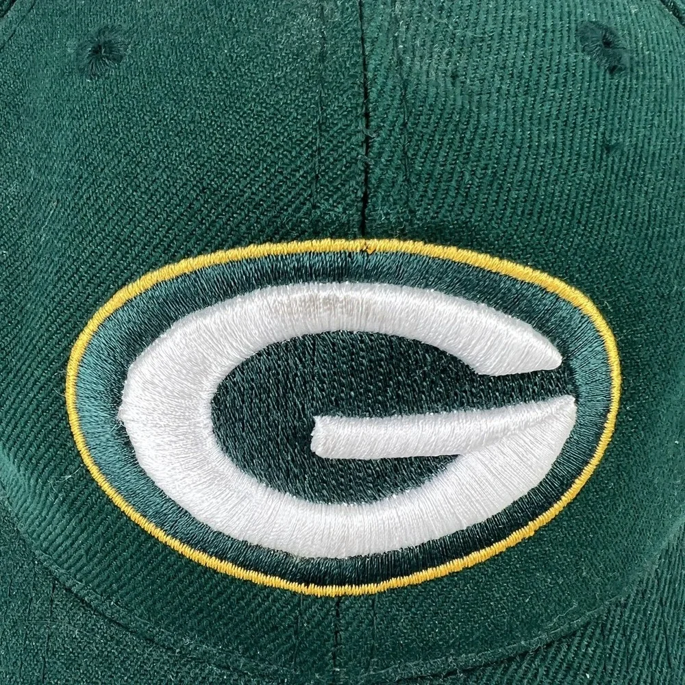 Sports Specialties Green‎ Bay Packers Snapback Hat Front Logo NFL Wool Blend